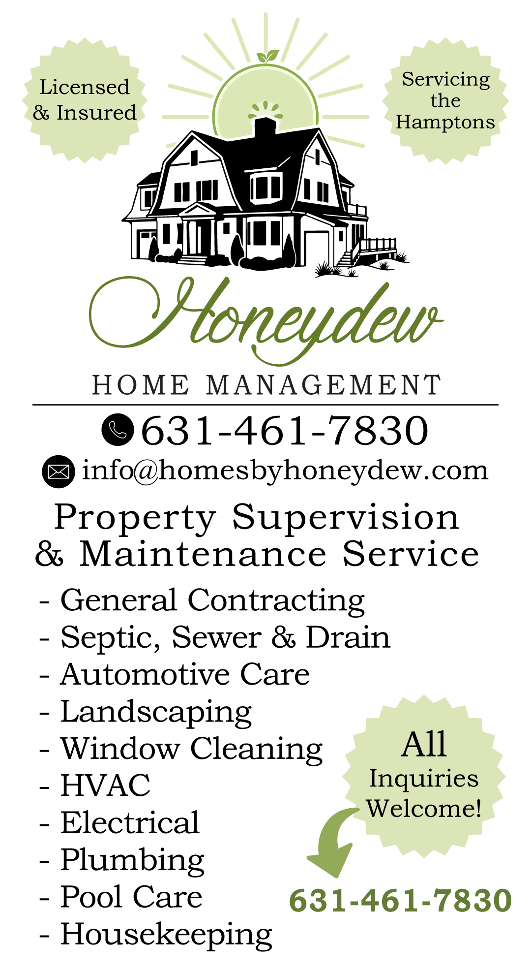 Honeydew Home Management - 631-461-7830